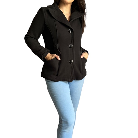 Kenneth Cole REACTION women's black coat, size Small - Picture 14 of 14